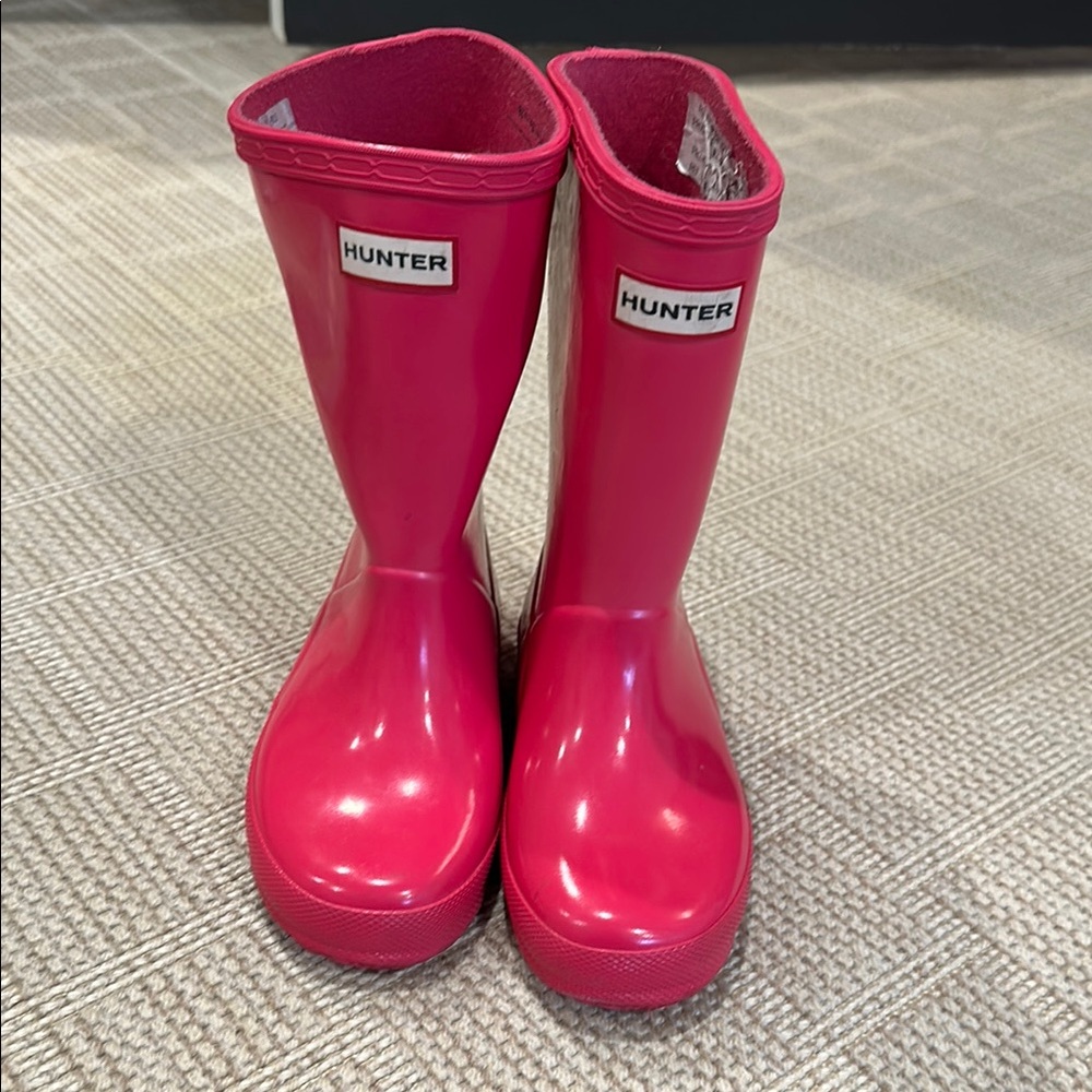 Hunter Pink Rain Boots